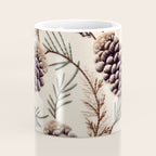 Rustic Christmas Pinecones Coffee Mug Gallery Image 4