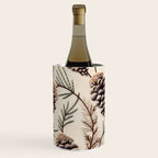 Rustic Christmas Pinecones Wine Chiller Gallery Image 1