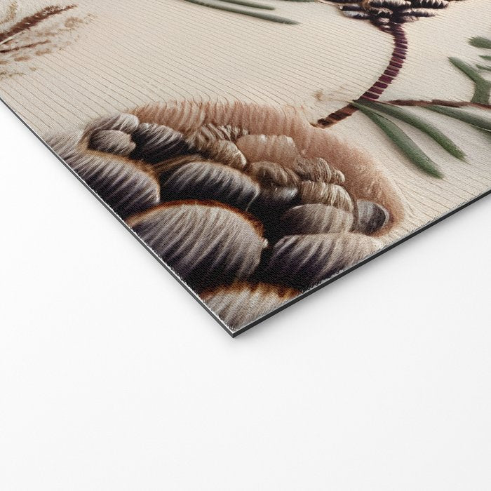 Rustic Christmas Pinecones Welcome Mat Gallery Image 2