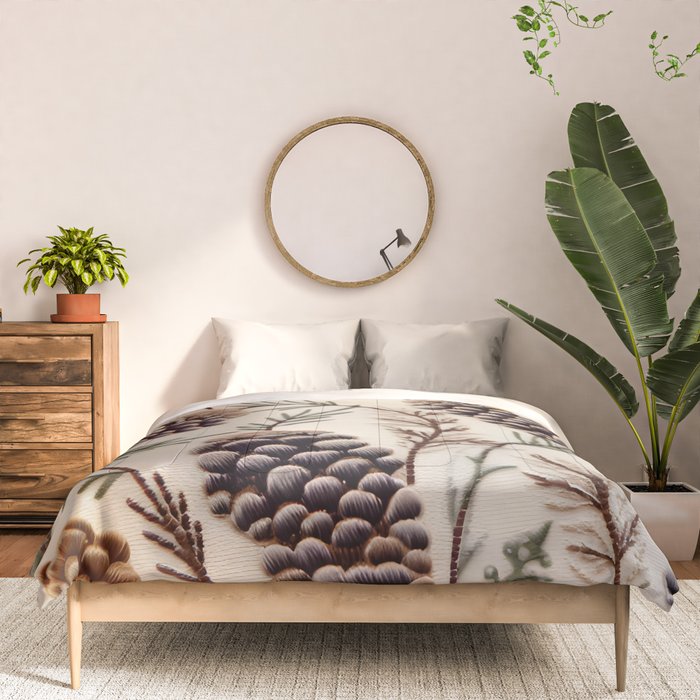 Rustic Christmas Pinecones Comforter Gallery Image 3