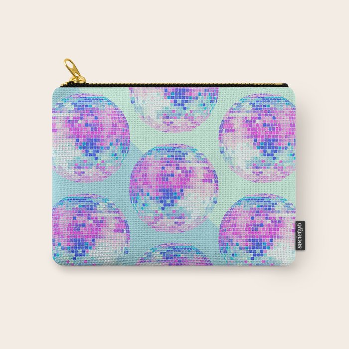 Disco Ball â Indigo Carry All Pouch Gallery Image 1