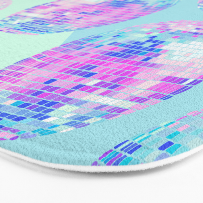 Disco Ball â Indigo Bath Mat Gallery Image 3