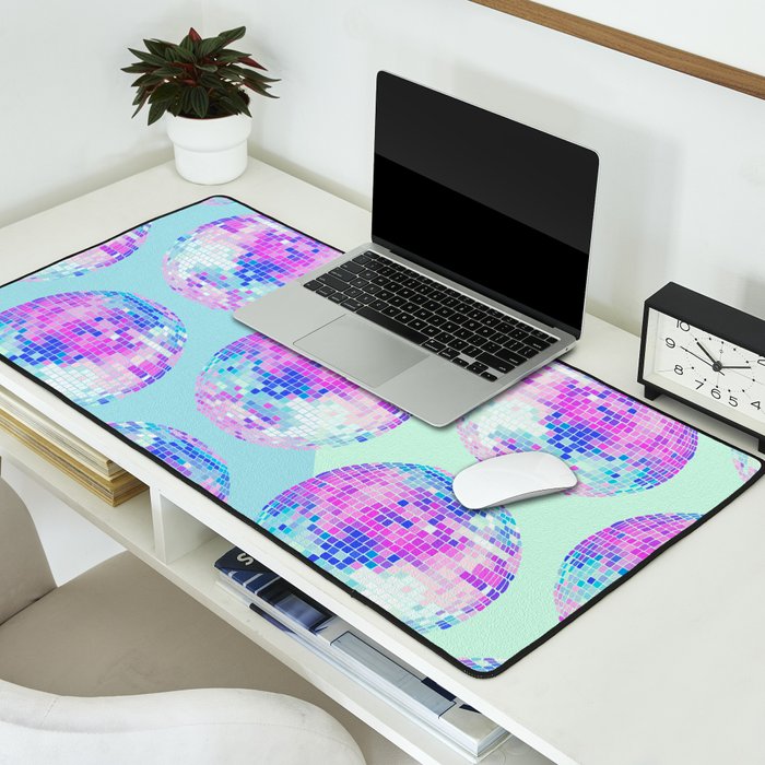 Disco Ball â Indigo Desk Mat Gallery Image 2