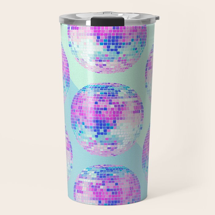 Disco Ball â Indigo Travel Mug Gallery Image 1