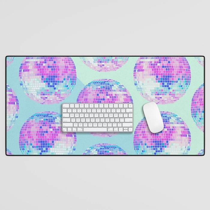 Disco Ball â Indigo Desk Mat Gallery Image 1