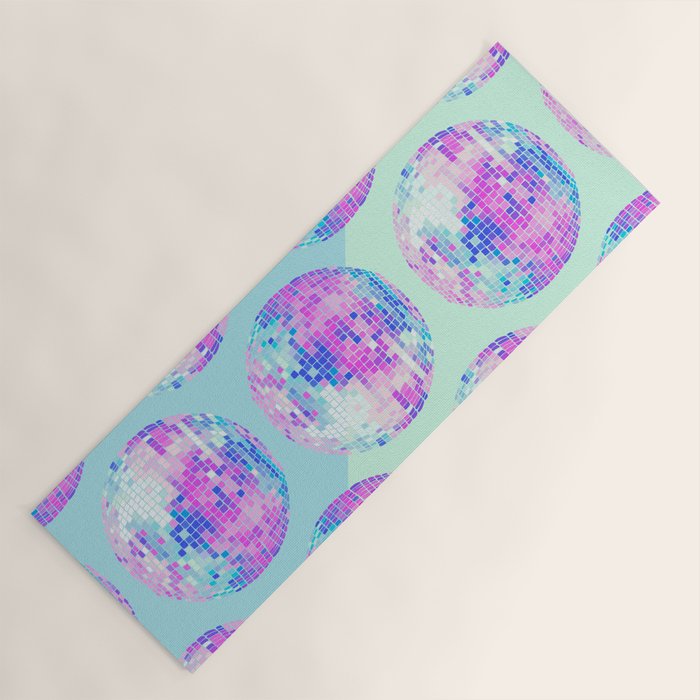 Disco Ball â Indigo Yoga Mat Gallery Image 1