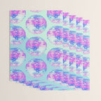 Disco Ball â Indigo Wrapping Paper Gallery Image 3