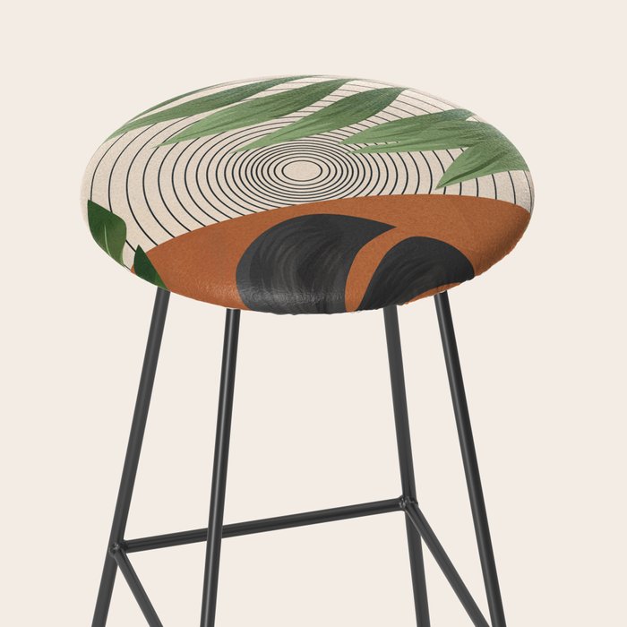Nature Geometry XV Stool Gallery Image 2