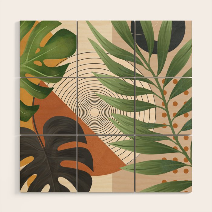 Nature Geometry XV Wood Wall Art Gallery Image 1