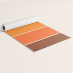 Retro Geometric Sun Set Design 421 Yoga Mat Gallery Image 2