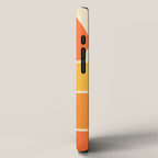 Retro Geometric Sun Set Design 421 iPhone Case Gallery Image 2