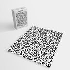 Fun black line doodle art pattern Jigsaw Puzzle Gallery Image 2