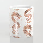 Chinese Dragon - Rose Gold Palette Coffee Mug Gallery Image 4
