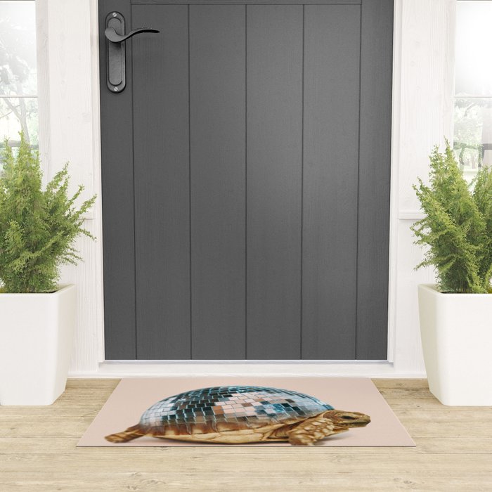 DISCO TURTLE Welcome Mat Gallery Image 3