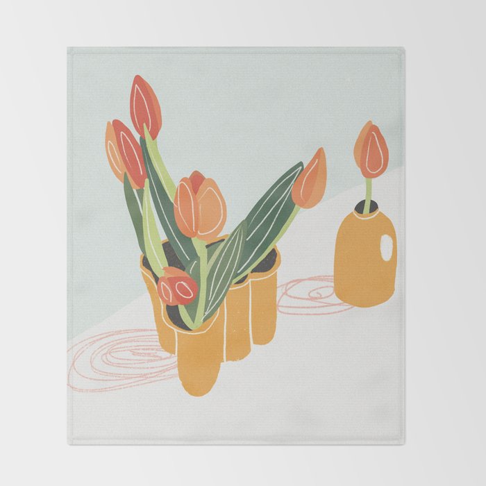 First Day of Spring Throw Blanket Gallery Image 2