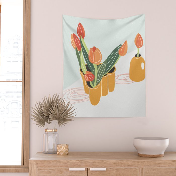 First Day of Spring Wall Tapestry Gallery Image 2