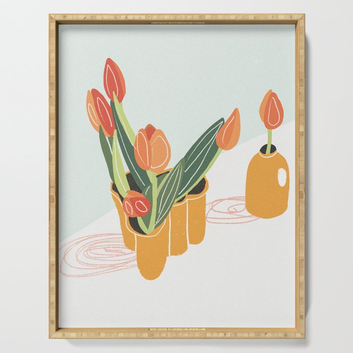 First Day of Spring Serving Tray Gallery Image 1