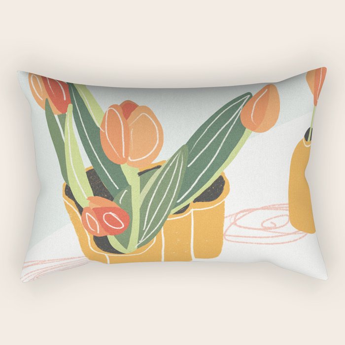 First Day of Spring Rectangular Pillow Gallery Image 2