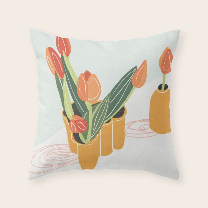 First Day of Spring Throw Pillow Gallery Image 6