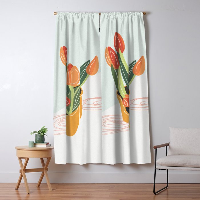 First Day of Spring Window Curtain Gallery Image 1