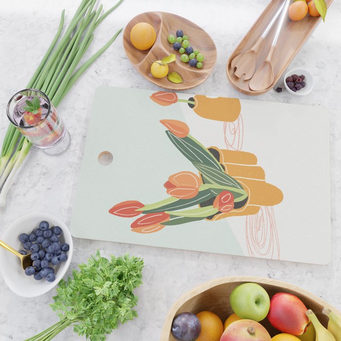 First Day of Spring Cutting Board Gallery Image 2