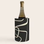 Modern Abstract Lines - Noir Wine Chiller Gallery Image 3