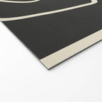 Modern Abstract Lines - Noir Welcome Mat Gallery Image 2