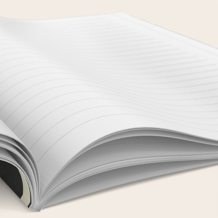 Modern Abstract Lines - Noir Notebook Gallery Image 2