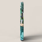 Luxury Tiger Villa illustration, Architecture Travel Nature Painting, Hotel Landscape Garden iPhone Case Gallery Image 2