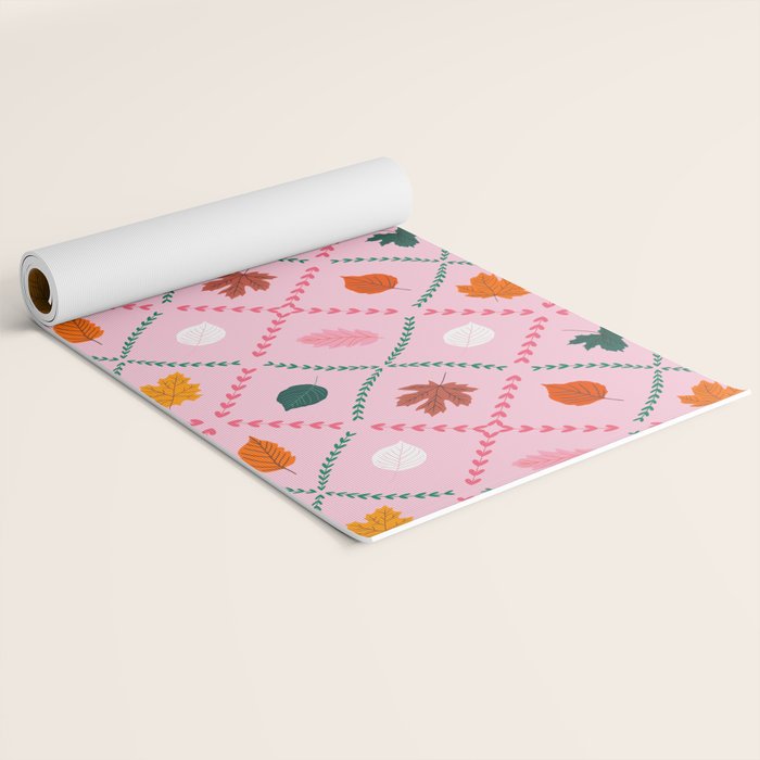 Autumn leaf color Yoga Mat Gallery Image 2