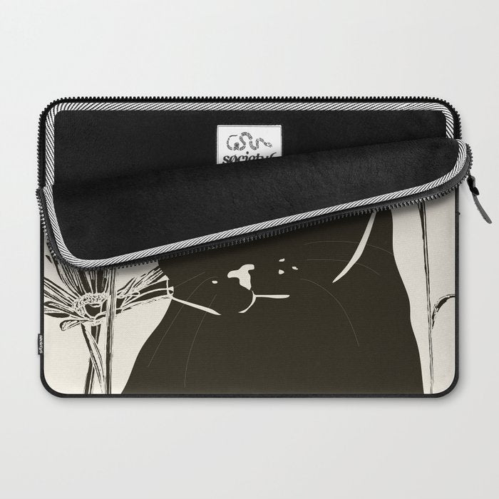 Black Cat 3 Laptop Sleeve Gallery Image 2