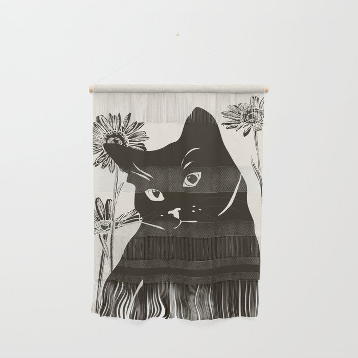 Black Cat 3 Wall Hanging Gallery Image 1