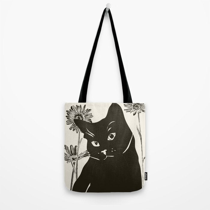 Black Cat 3 Tote Bag Gallery Image 2