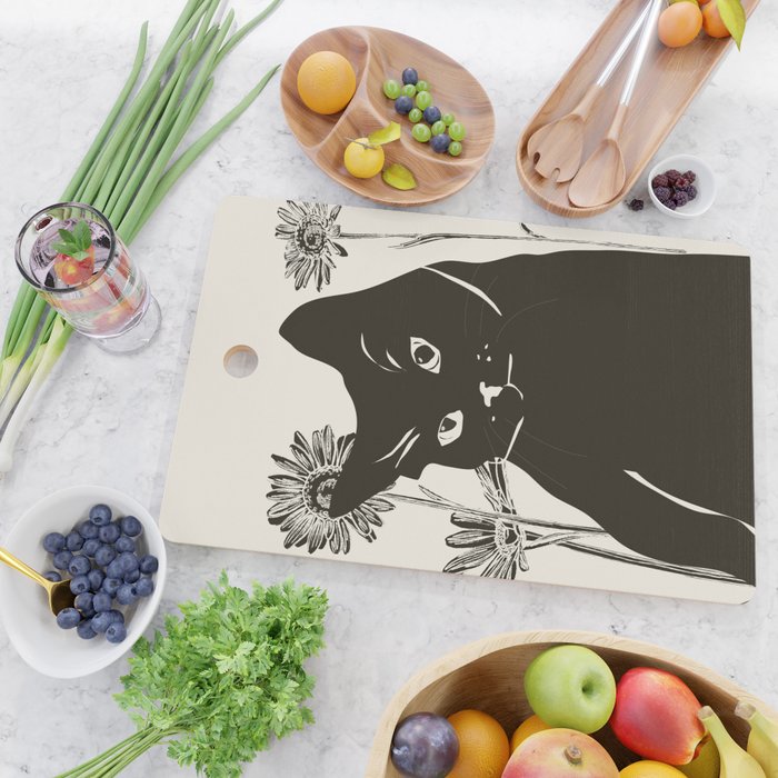 Black Cat 3 Cutting Board Gallery Image 2
