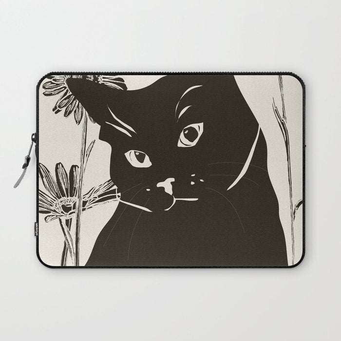 Black Cat 3 Laptop Sleeve Gallery Image 1