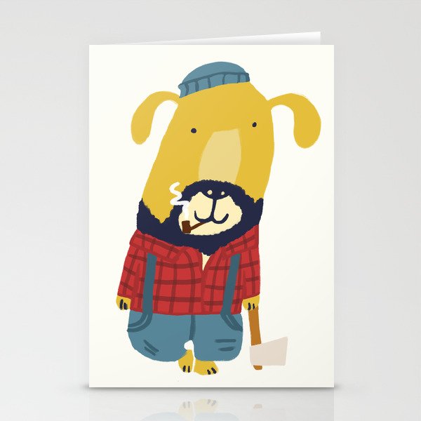 Rugged Roger - the lumberjack Stationery Card Gallery Image 2