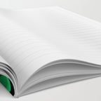 CLUSTERED FACETED EMERALD GREEN MAY GEMSTONES Notebook Gallery Image 2