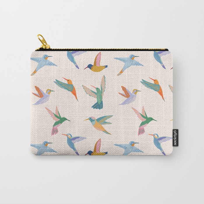 Hummingbirds Carry All Pouch Gallery Image 1