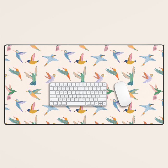 Hummingbirds Desk Mat Gallery Image 1