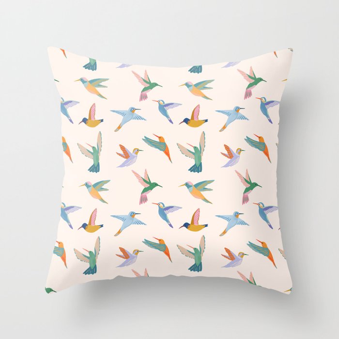 Hummingbirds Throw Pillow Gallery Image 6