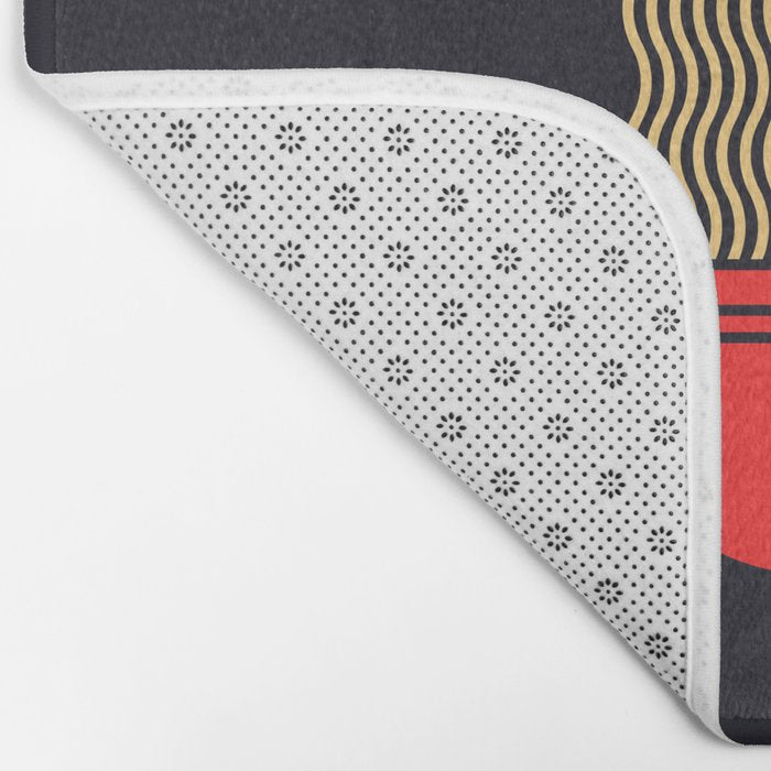 Ramen Minimal - Black Bath Mat Gallery Image 2