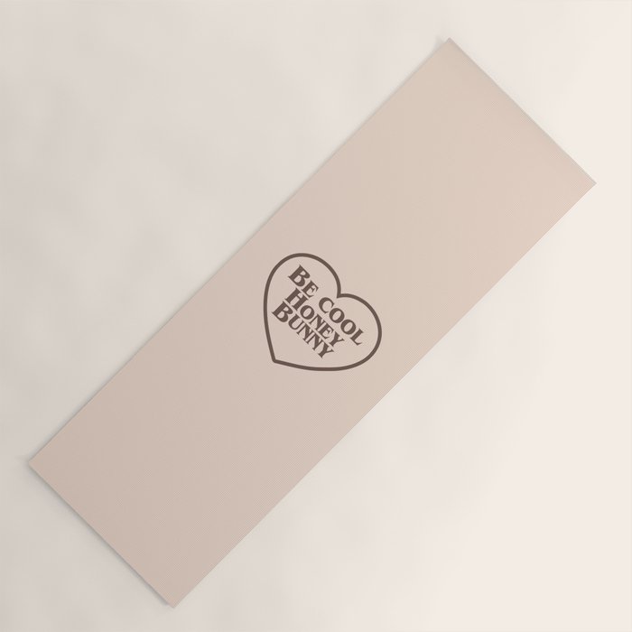 Be Cool, Funny Quote Yoga Mat Gallery Image 1