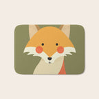 Red Fox, Animal Portrait Bath Mat Gallery Image 1