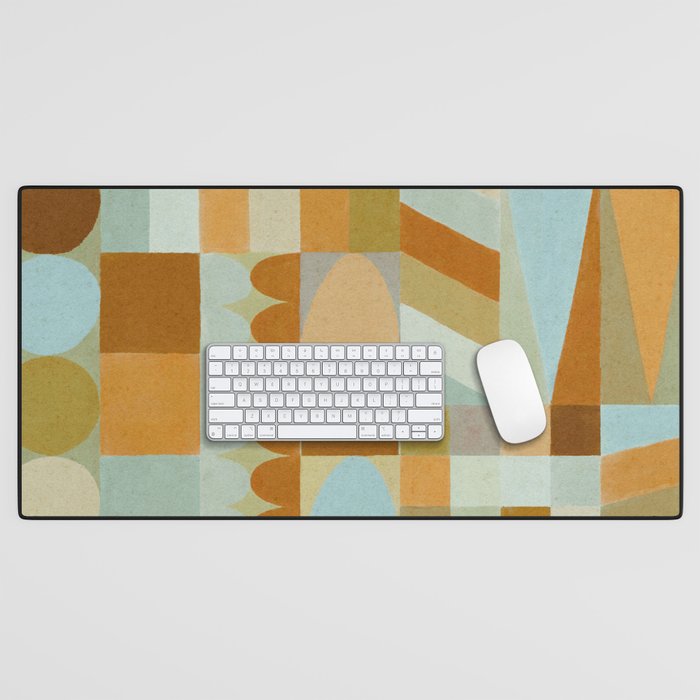 Geometric Shapes & Colors #2 Desk Mat Gallery Image 1
