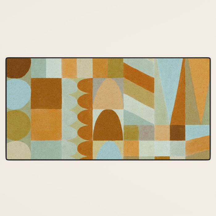 Geometric Shapes & Colors #2 Desk Mat Gallery Image 3
