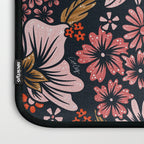 Retro Flower Power - Denim & Pink Laptop Sleeve Gallery Image 3