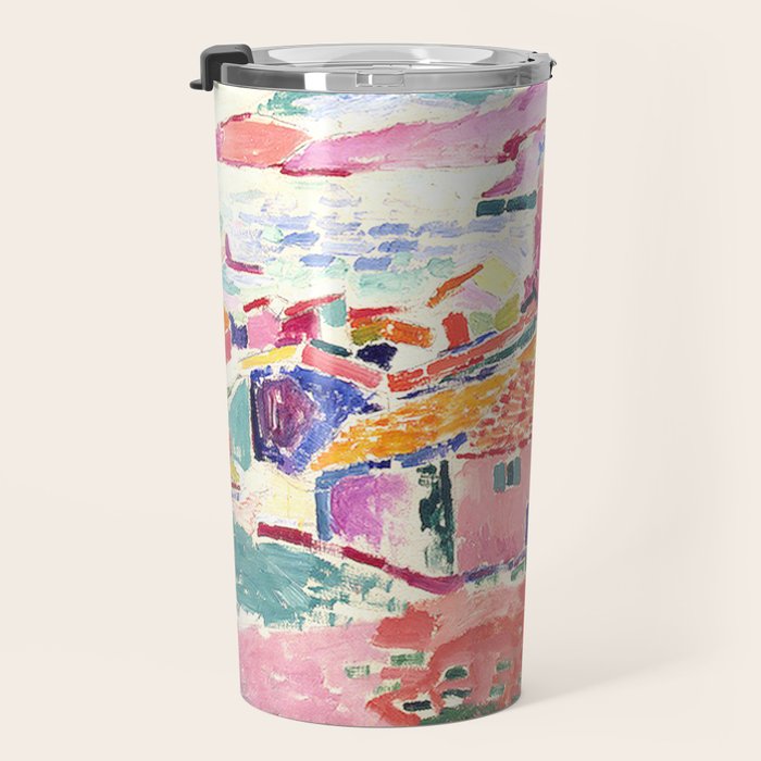 Henri Matisse 'The View of Collioure' Landscape Art Exhibition  Travel Mug Gallery Image 3