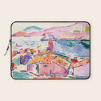 Henri Matisse 'The View of Collioure' Landscape Art Exhibition  Laptop Sleeve Gallery Image 1