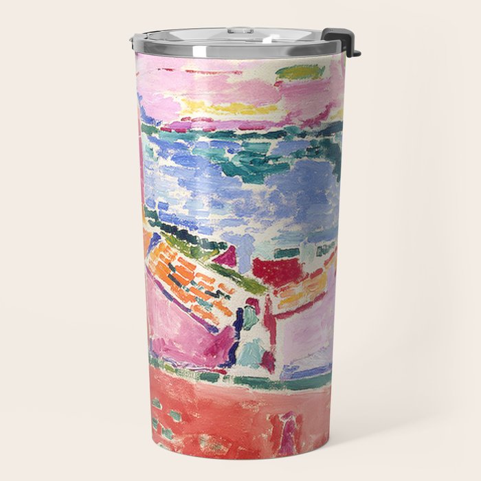 Henri Matisse 'The View of Collioure' Landscape Art Exhibition  Travel Mug Gallery Image 2