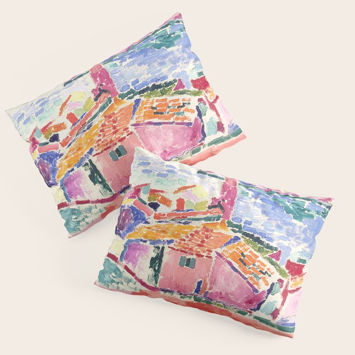 Henri Matisse 'The View of Collioure' Landscape Art Exhibition  Pillow Sham Gallery Image 1